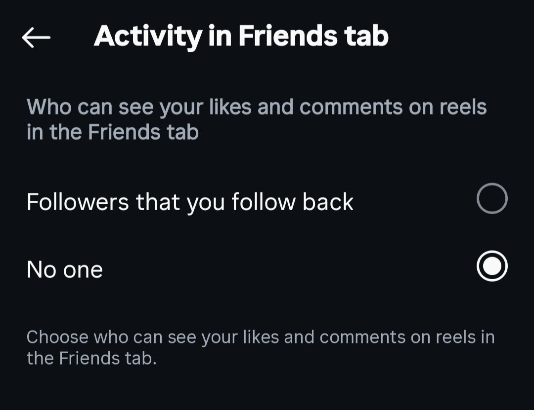 روش پنهان کردن ریلزهای لایک کرده در اینستاگرام