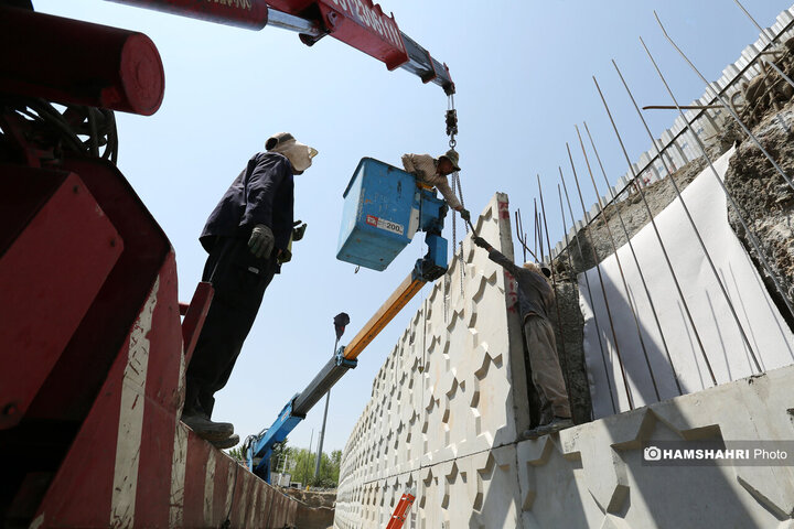 پروژه زیرگذر میدان سپاه