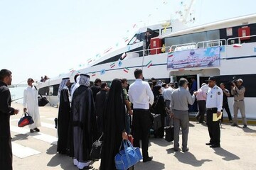 آغاز سفرهای دریایی اربعین از بندر خرمشهر به مقصد بصره
