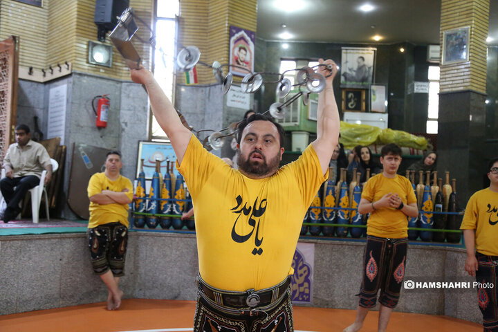 ورزش باستانی نوجوانان اوتیسم و کارا زورخانه ای