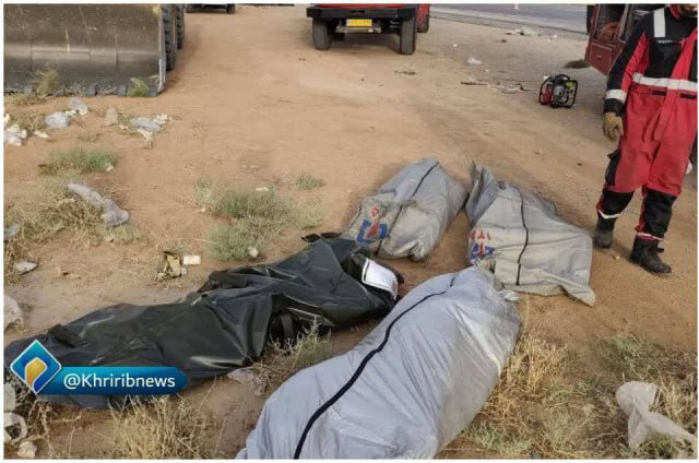 تصاویری از لحظه تصادف دادستان گناباد | حجت الاسلام علیزاده همراه خانواده بر اثر تصادف جان باختند