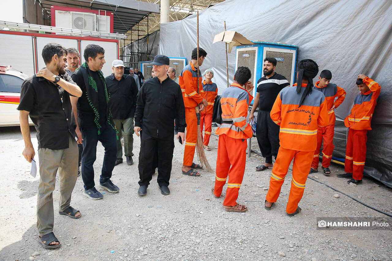 خدمات رسانی شهرداری تهران به زائران اربعین