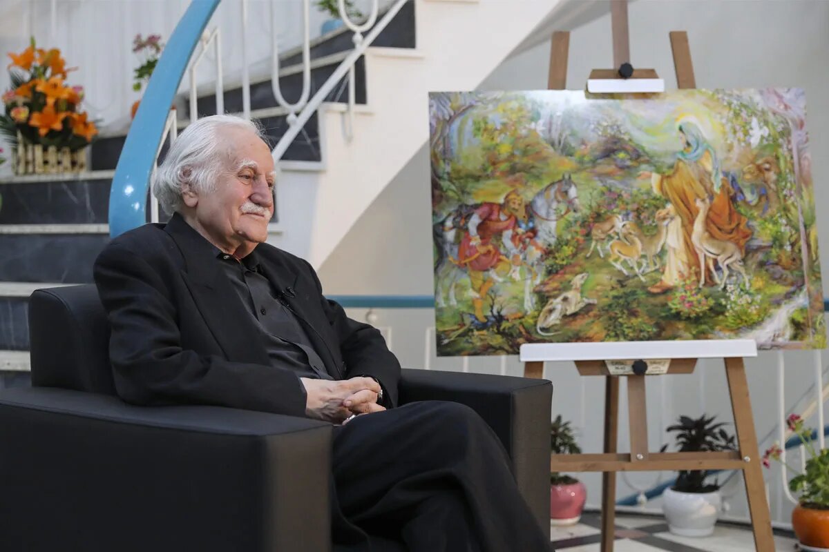 تنها خواسته استاد فرشچیان از امام رضا(ع) و امام حسین (ع) + ویدئو