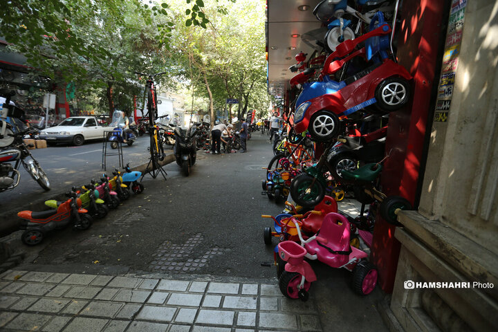 موتور های کوچک و مینی کراس در میدان گمرک