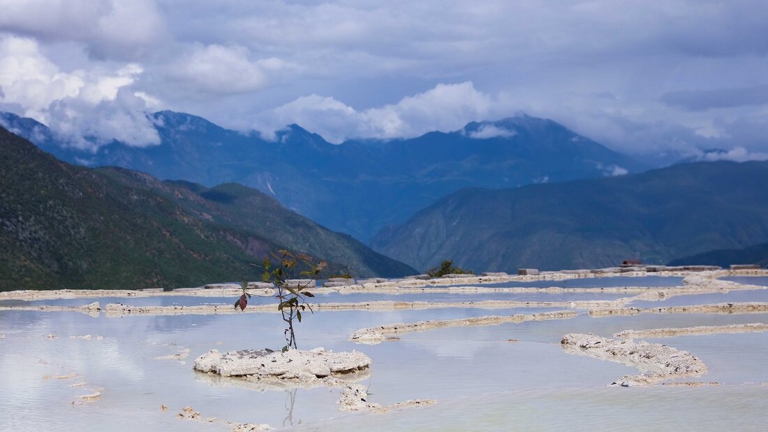 عجیب اما واقعی؛ دریاچهای به رنگ شیر | عکس
