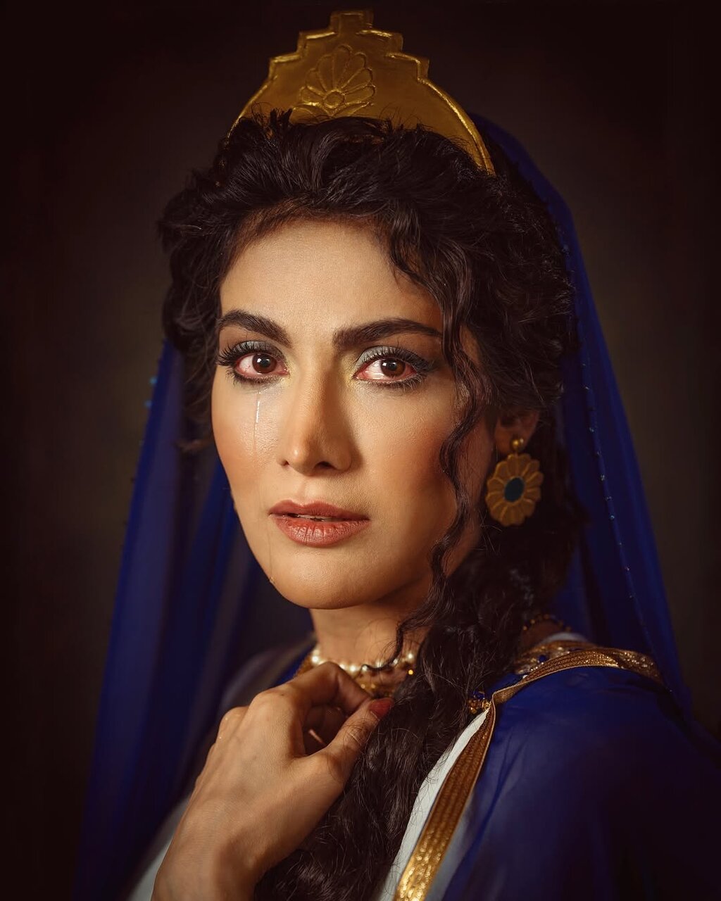 نقش همسر کوروش کبیر به بازیگر تاسیان رسید | او را در اتاق گریم ببینید