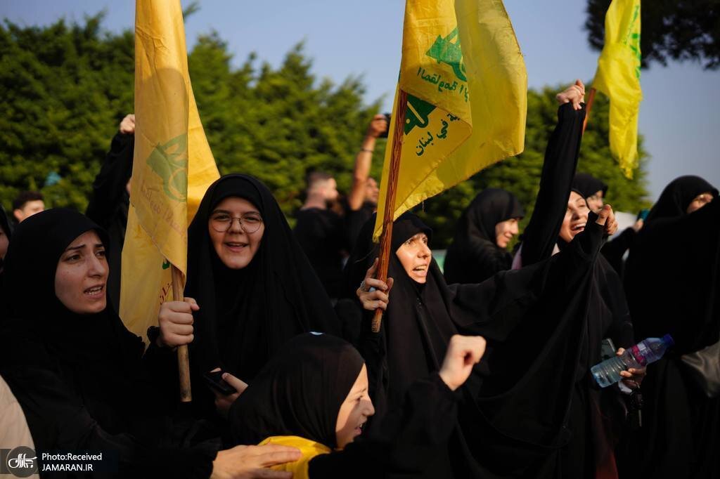 استقبال پرشور زنان لبنانی از لاریجانی+ تصاویر | نشان دادن علامت پیروزی برای مقام ایرانی