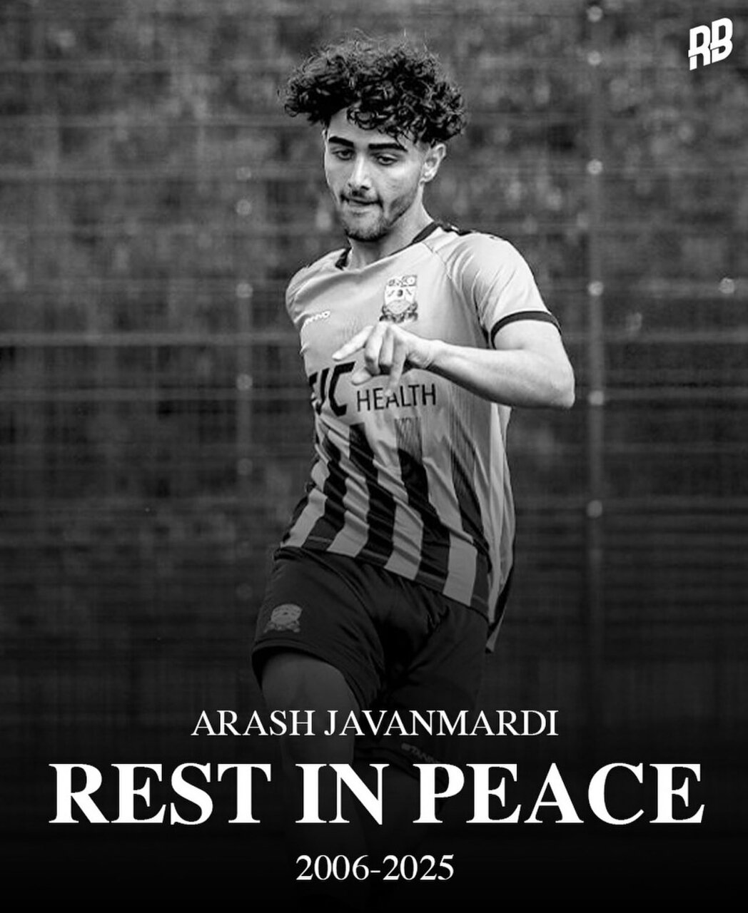 مرگ دلخراش فوتبالیست ایرانی لیگ انگلیس آرش جوانمردی