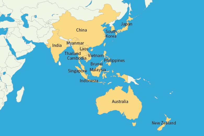 اقدام نظامی آمریکا و متحدانش ضد چین + تصاویر
