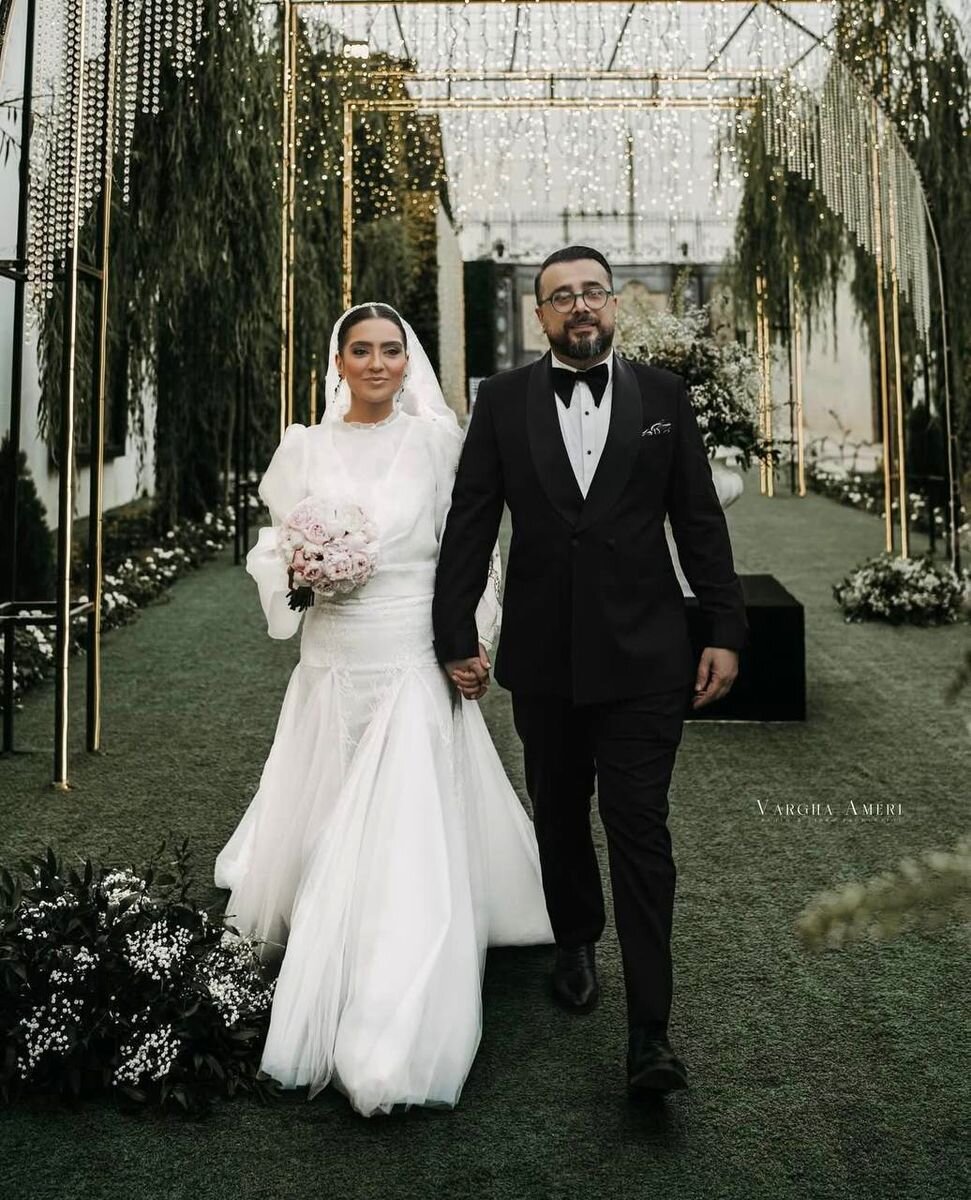 عکس‌های عروسی مونا کرمی و سپند امیرسلیمانی