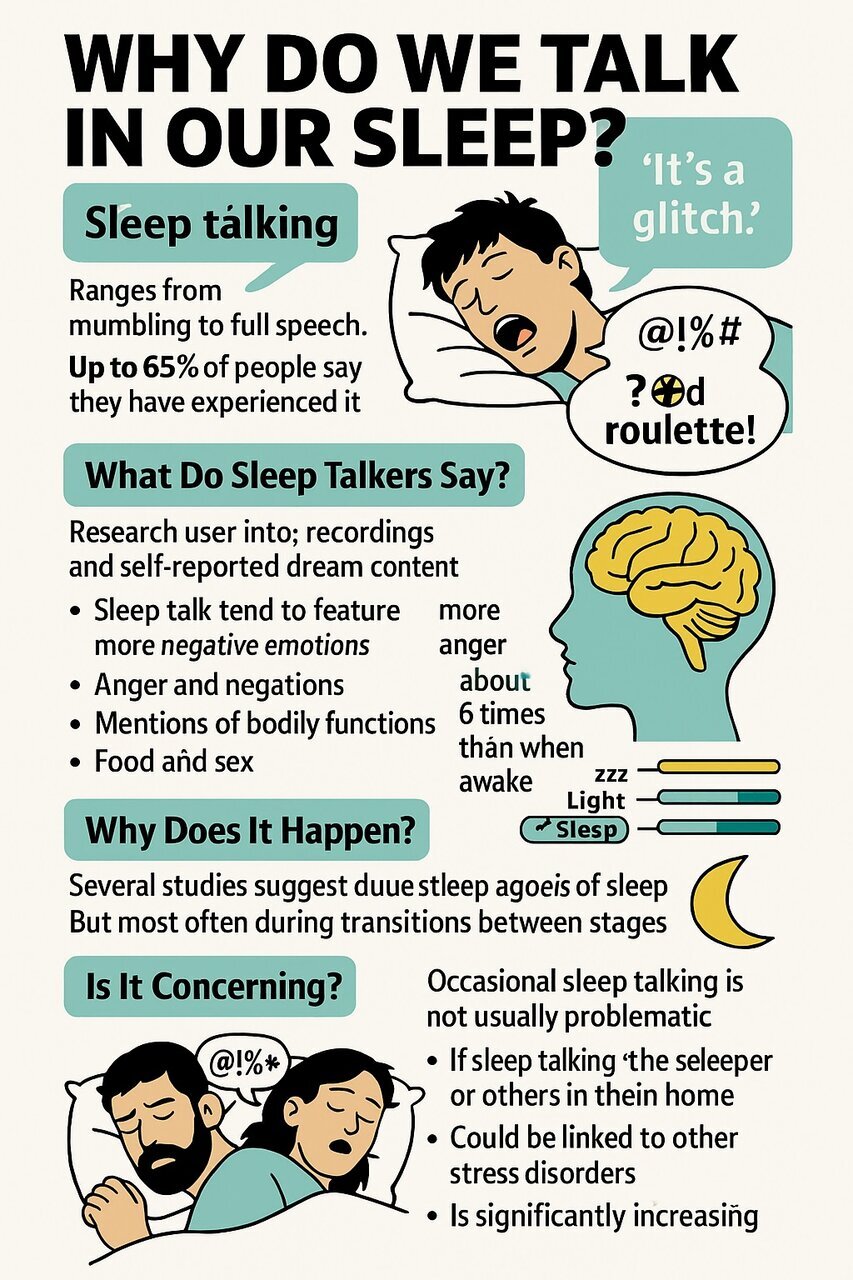 راز علمی یک عادت شبانه؛ چرا در خواب حرف میزنیم؟ | آیا این موضوعی نگرانکننده است؟