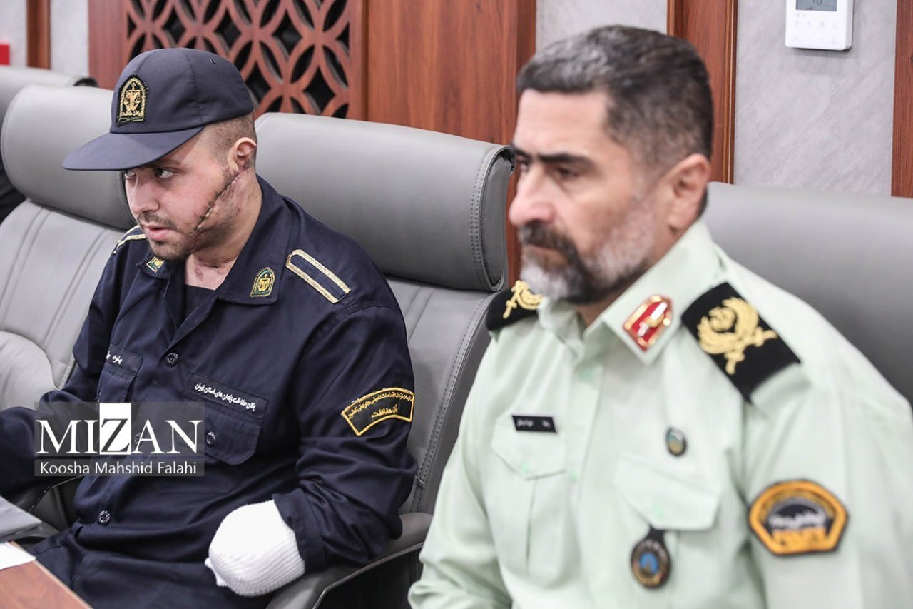 تصاویری از سرباز جانباز حمله رژیم صهیونیستی به زندان اوین