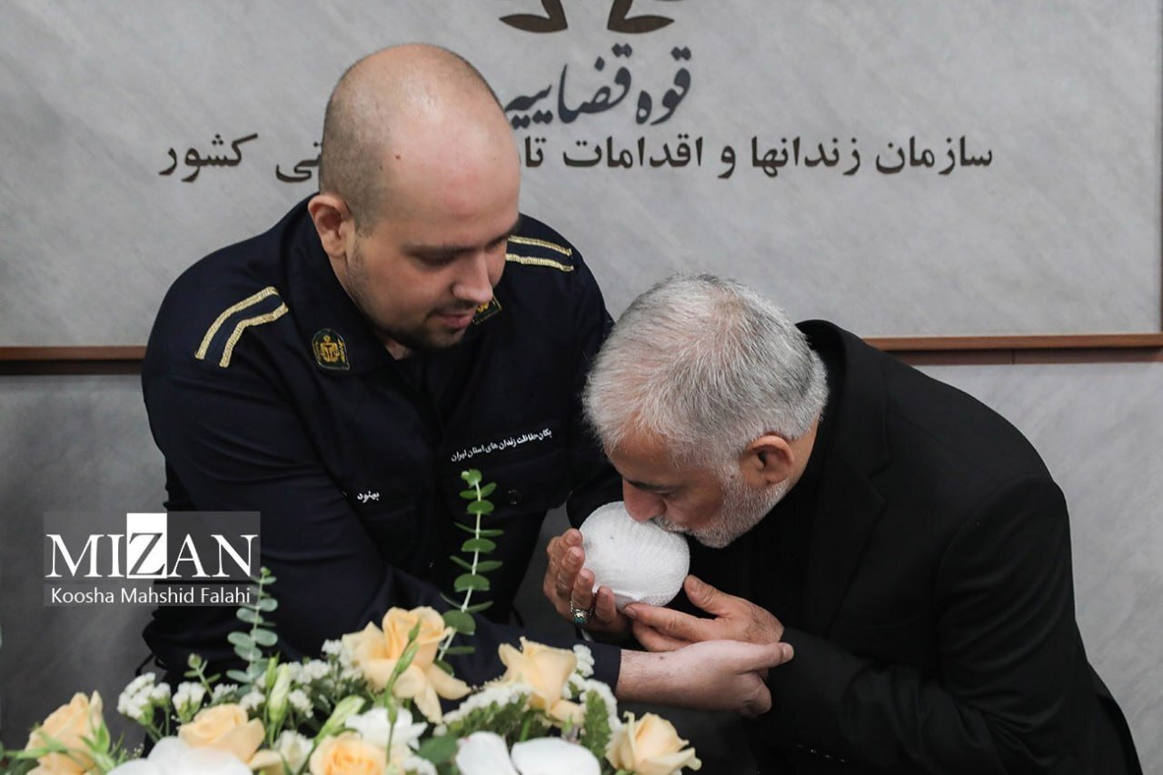 تصاویری از سرباز جانباز حمله رژیم صهیونیستی به زندان اوین