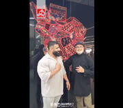 مداح معروف در باشگاه ورزشی هادی چوپان! | ویدئو