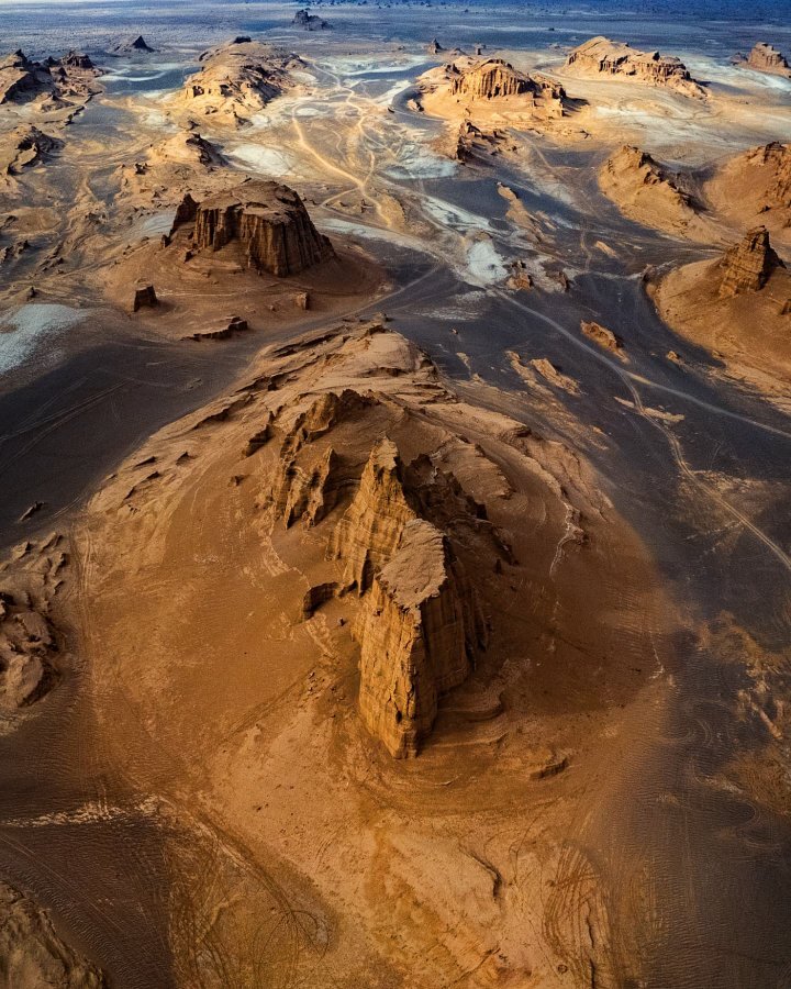 تصویری شگفت انگیز از کویر لوت