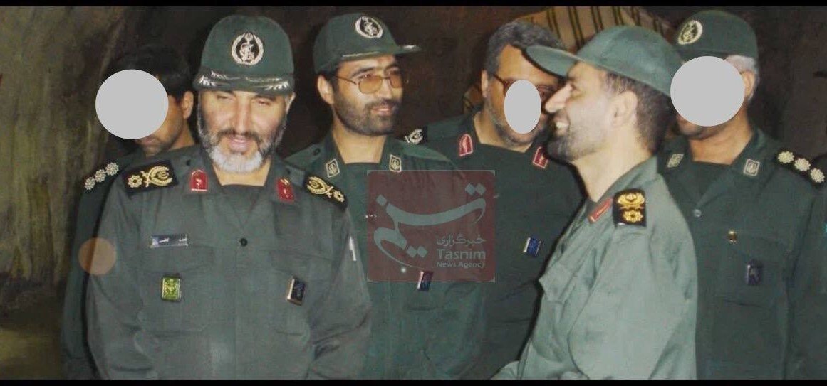 تصویری دیده‌نشده از فرماندهان سپاه در تونل موشکی