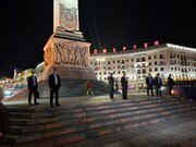 احترام رئیس‌جمهور به بنای سرباز وطن + ویدئو