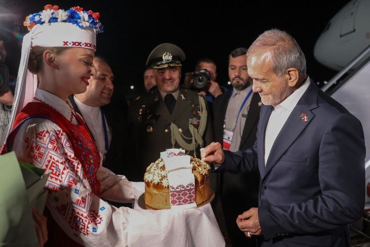 تصویری متفاوت از استقبال پزشکیان در بلاروس