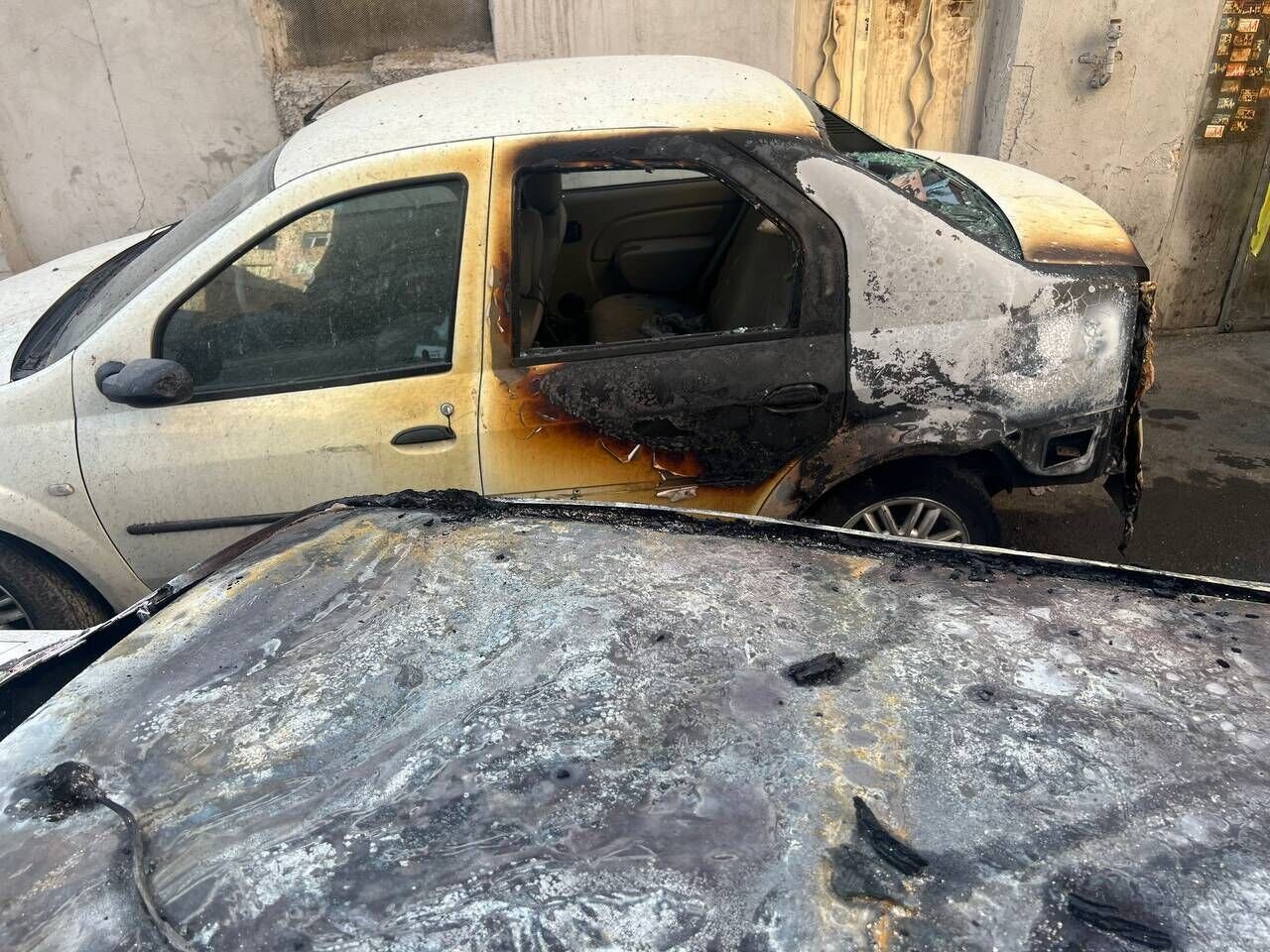 آتش‌سوزی چهار دستگاه خودرو