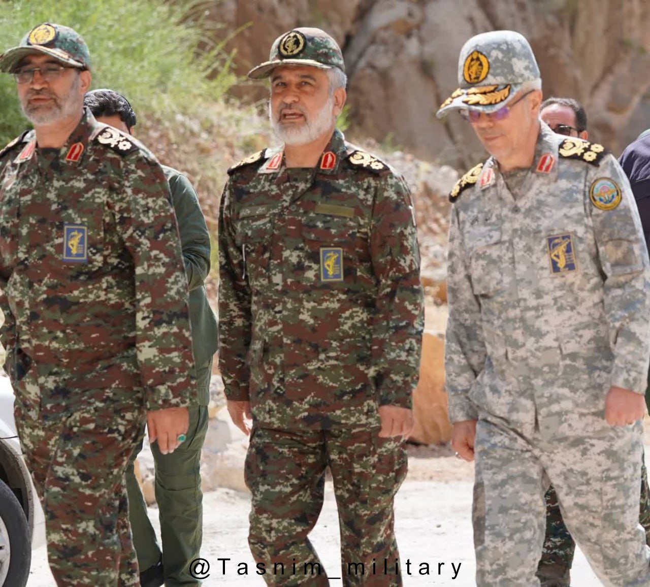 فرماندهان موشکی شهید به همراه سپهبد شهید محمد باقری در یک قاب | عکس