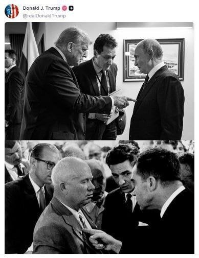 ترامپ خودش را با نیکسون مقایسه کرد! | عکس