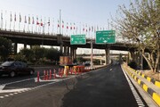 بهره‌برداری از  یک دوربرگردان در بزرگراه شهید چمران|  پنجاهمین تقاطع غیر همسطح تکمیل شد