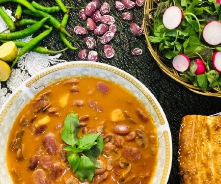 طرز تهیه خوراک لوبیاعروس ، یک غذای کامل و خوشمزه باب طبع وگن ها
