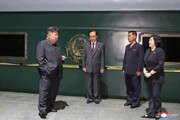 اولین تصاویر از سفر کیم جونگ اون با قطار ضد گلوله و زرهی به چین!