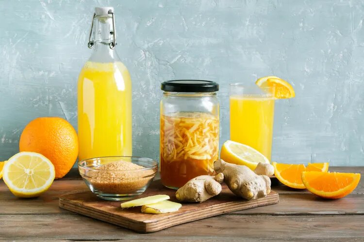 «جینجر باگ»؛ باگ زنجبیل، نوشیدنی خانگی تازه‌نفس برای سلامت روده