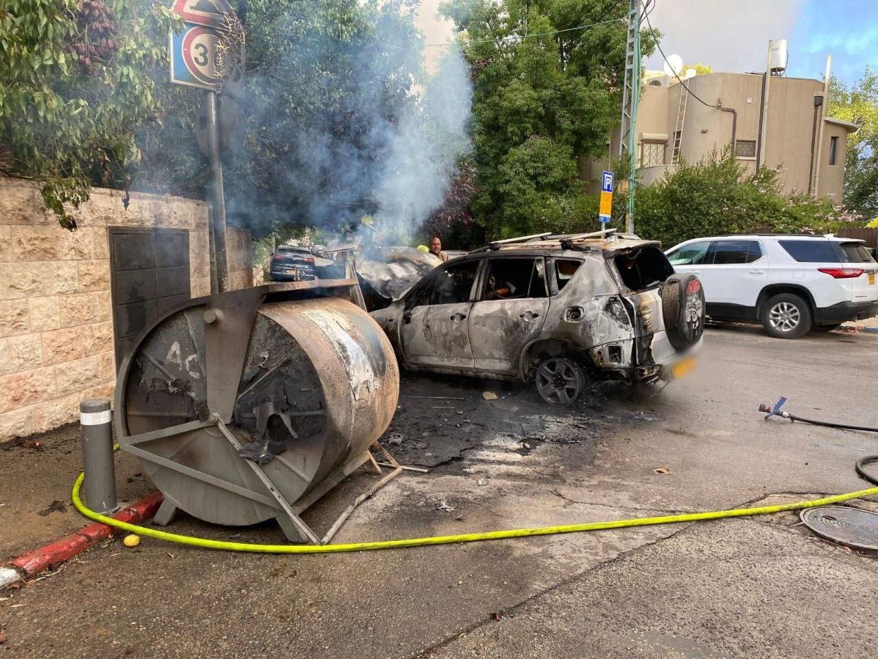 آتش سوزی در نزدیکی اقامتگاه نتانیاهو | عکس