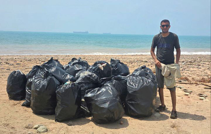 فقط به اسم «خلیج فارس» حساسیت داریم + مردم هرمز، جزیره را پاکسازی کردند + ویدئو