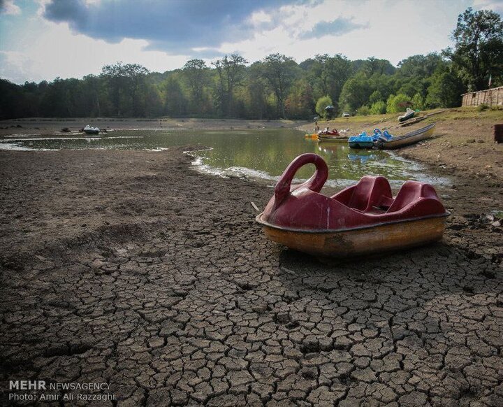 دریاچه «الندان» در استان مازندران