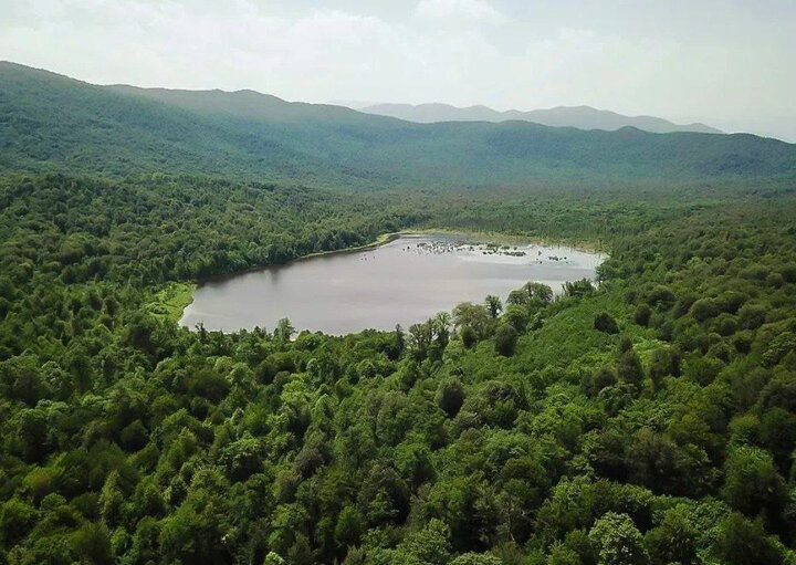 دریاچه «الندان» در استان مازندران