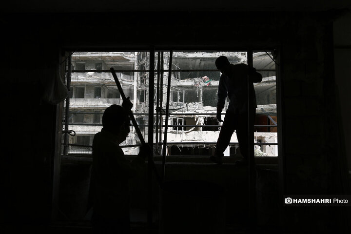 بازسازی ساختمان‌های آسیب دیده در جنگ ۱۲ روزه