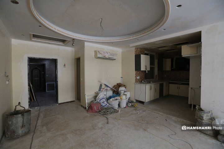 بازسازی ساختمان‌های آسیب دیده در جنگ ۱۲ روزه