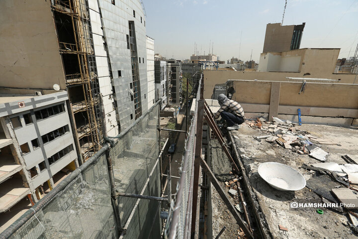 بازسازی ساختمان‌های آسیب دیده در جنگ ۱۲ روزه