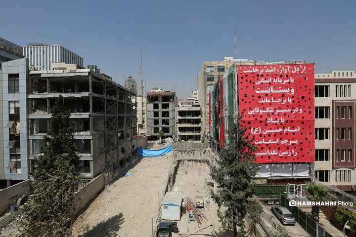 بازسازی ساختمان‌های آسیب دیده در جنگ ۱۲ روزه