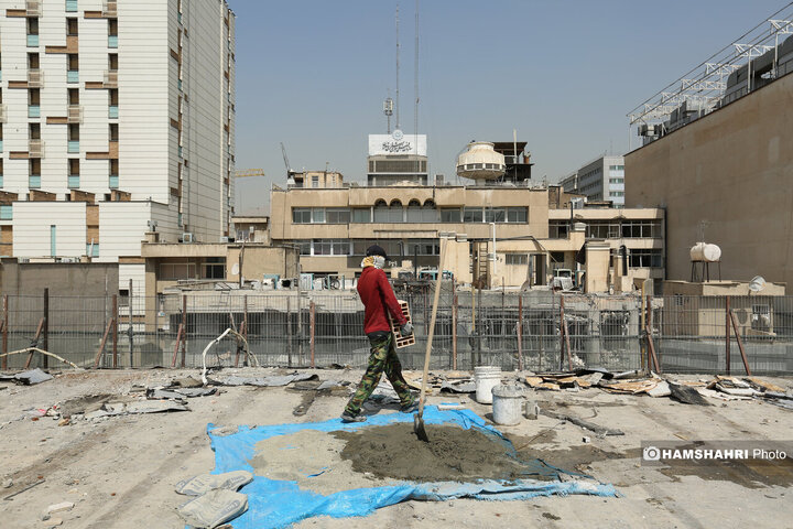 بازسازی ساختمان‌های آسیب دیده در جنگ ۱۲ روزه