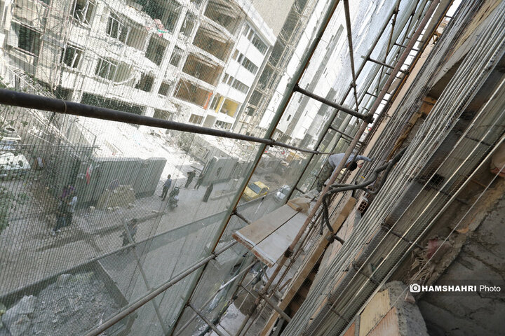 بازسازی ساختمان‌های آسیب دیده در جنگ ۱۲ روزه