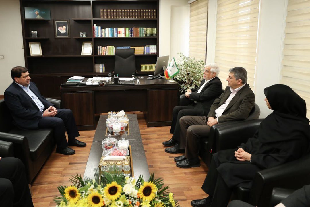 دیدارهای عارف؛ از محمد مخبر و محمدرضا رحیمی تا اسحاق جهانگیری+ تصاویر