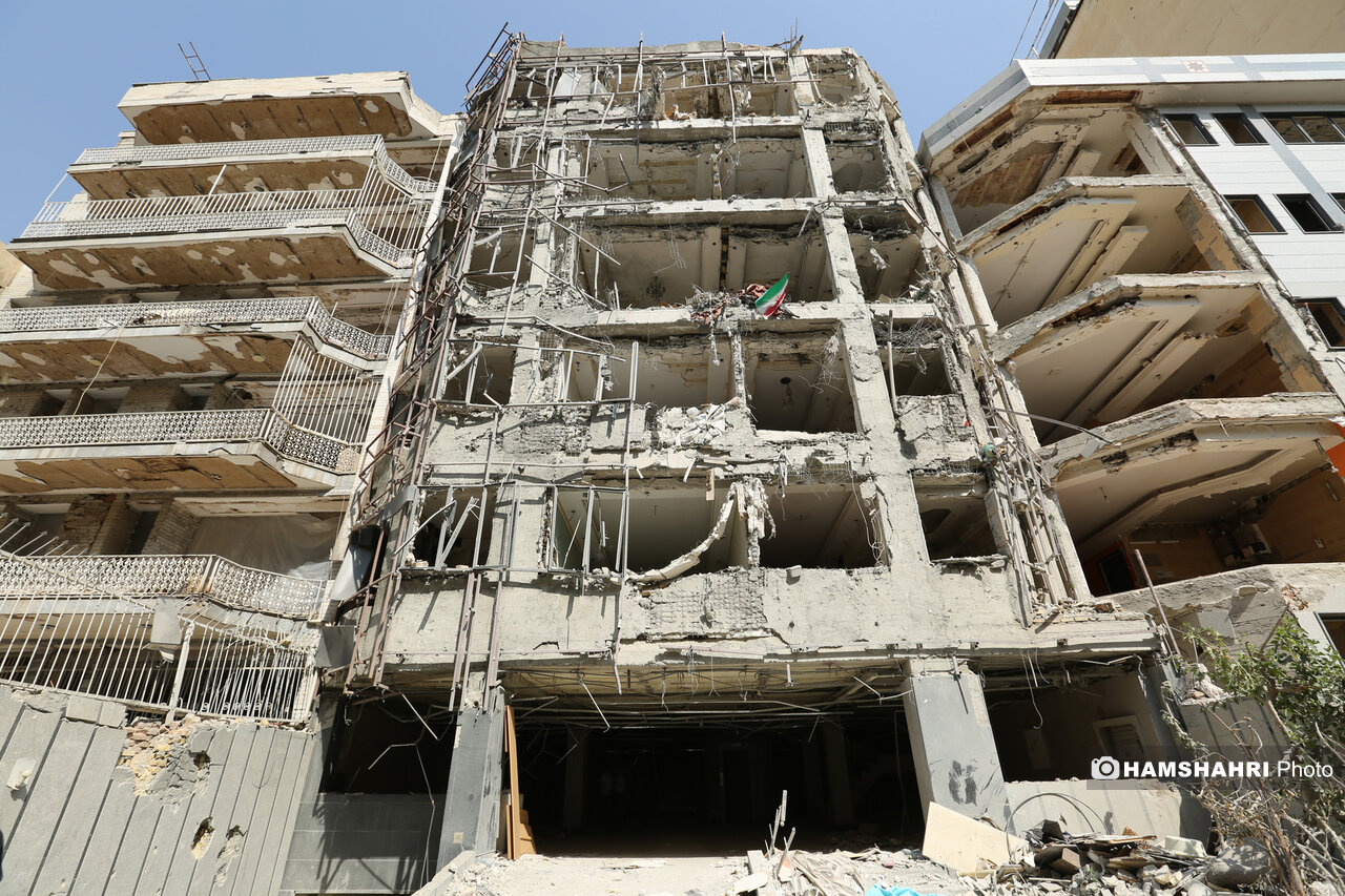 بازسازی ساختمان‌های آسیب دیده در جنگ ۱۲ روزه