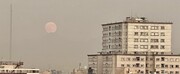 ثبت لحظه ای نادر از ماه‌گرفتگی در تهران + ویدئو