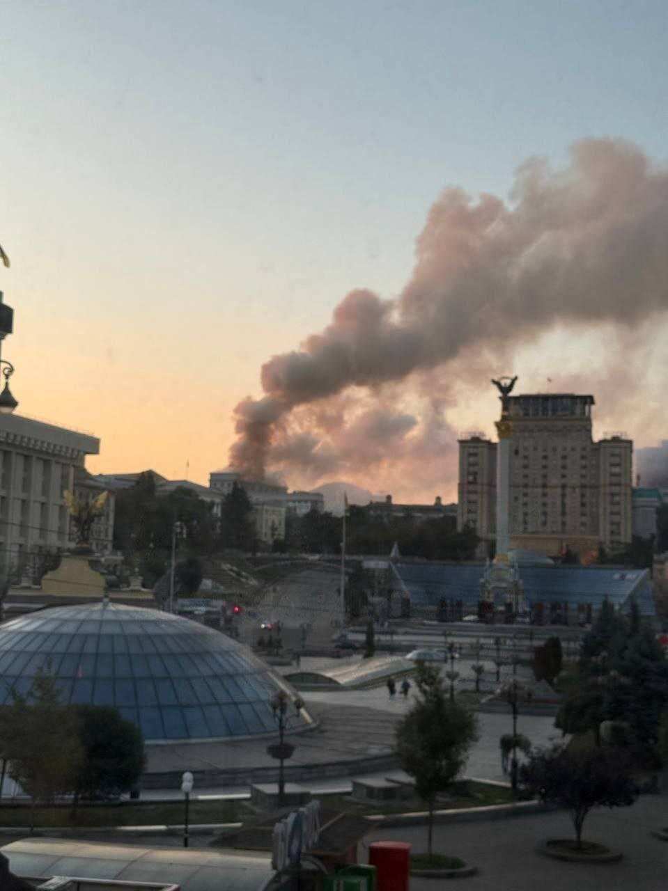 حمله پهپادی گسترده روسیه به کییف + ویدئو