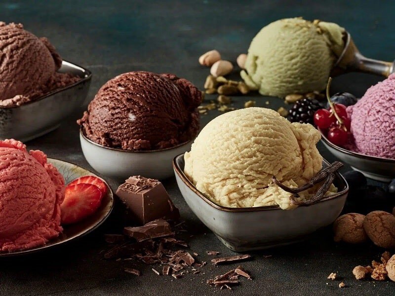 طرز تهیه بستنی پروتئینی بدون شکر بستنی پروتئینی