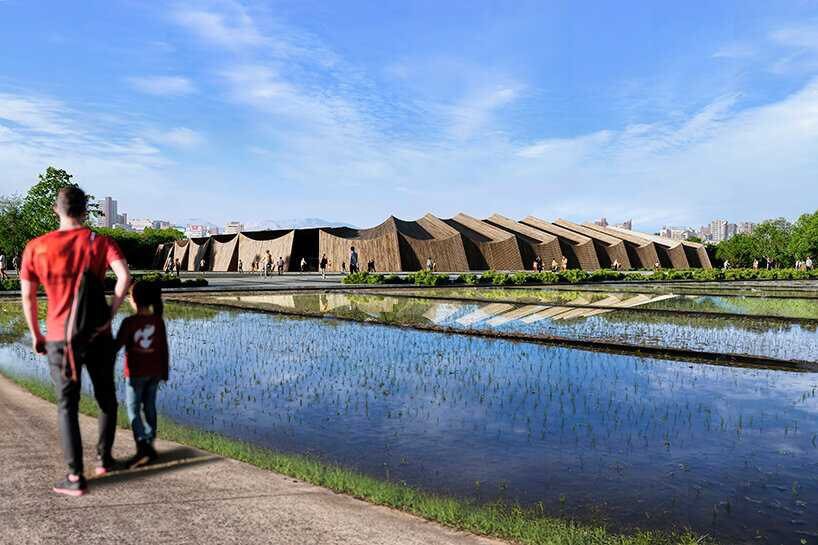 رونمایی از استادیوم چوبی فوکوشیما در ژاپن | تصاویر