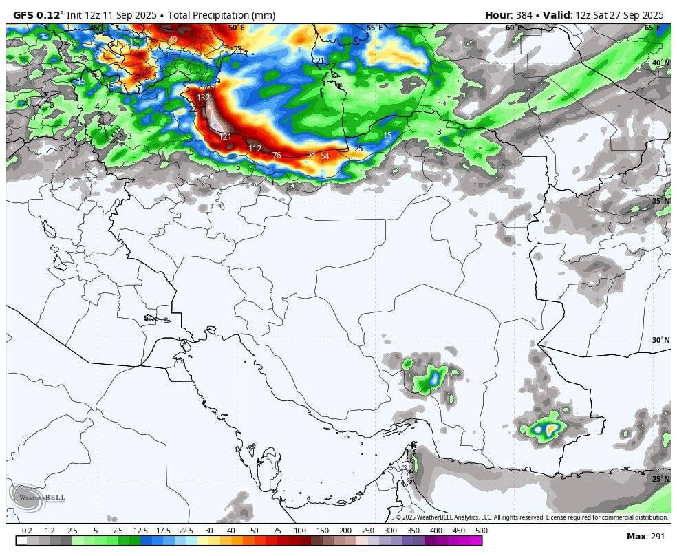باران منتظر پاییز نمیماند ؛ نقشه هواشناسی را ببینید | ۲این استان داغ هم منتظر باران باشند