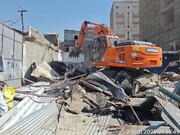 تخریب دو بنای غیرمجاز در حریم رودخانه کن