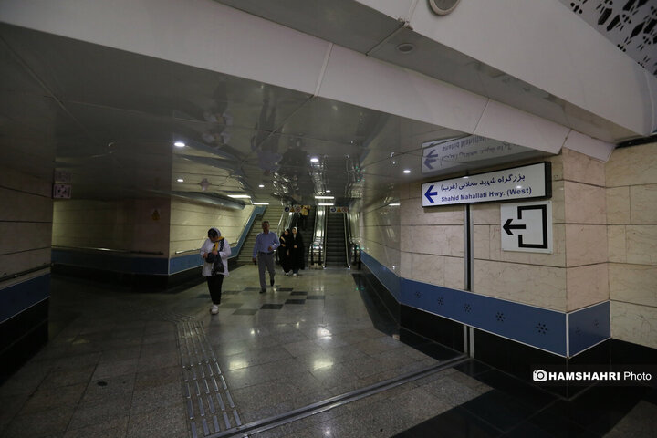 تست گرم بخش پایانی خط ۷ مترو و افتتاح ورودی دوم ایستگاه آهنگ