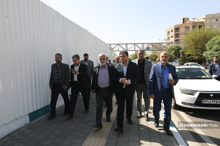 تست گرم بخش پایانی خط ۷ مترو و افتتاح ورودی دوم ایستگاه آهنگ