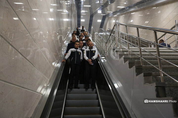 تست گرم بخش پایانی خط ۷ مترو و افتتاح ورودی دوم ایستگاه آهنگ